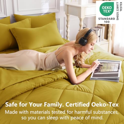 Full Size Comforter Sets Mustard Yellow