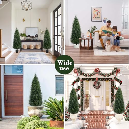 2Pack 5FT Artificial Cedar Tree (2 Count)