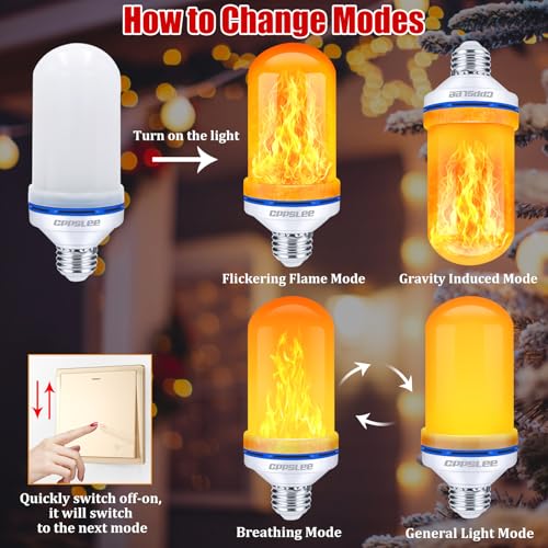 Upgraded Flame Light Bulbs (6 Count)