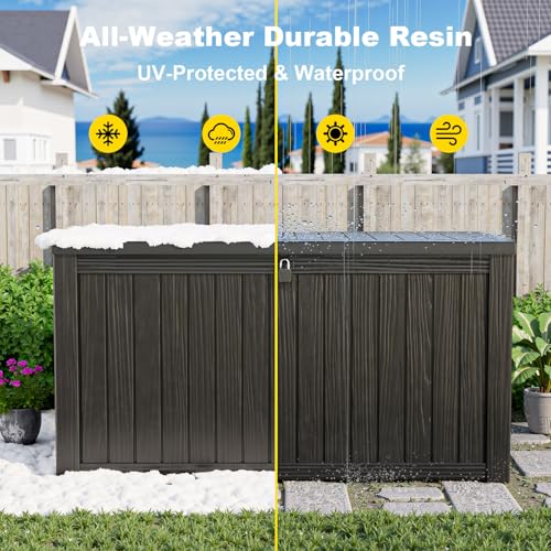 180 Gallon Resin Deck Box