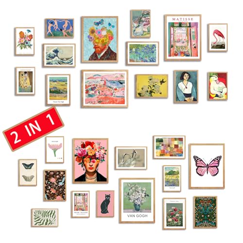 Vintage Eclectic Wall Art (28 Count)