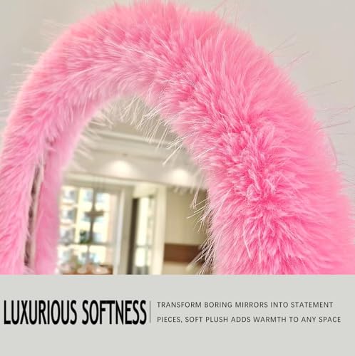 Fluffy Mirror Frame Cover for Arched & Full