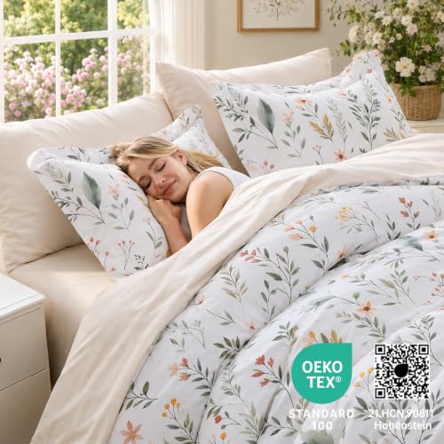 Garden Leaves Bed in a Bag Queen 7 Pieces