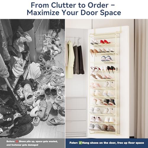 36 Pair Over The Door Shoe Organizer