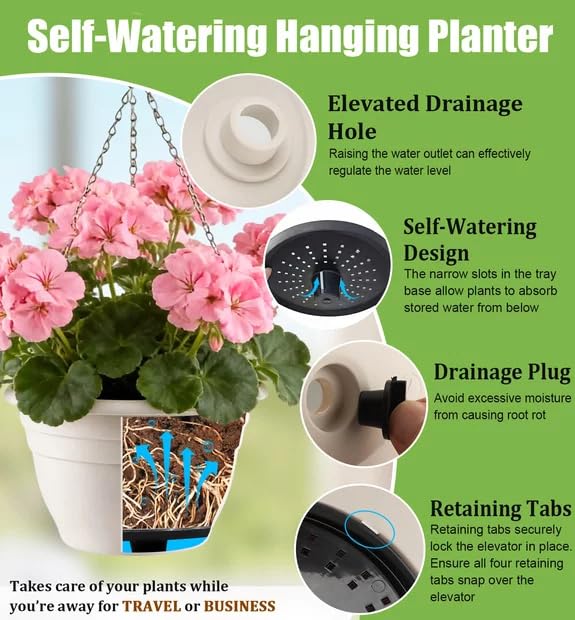 Hanging Planters 11 Inch (4 Count)