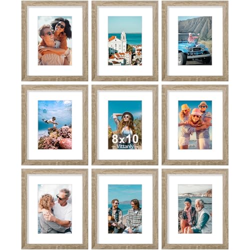 8x10 Picture Frames Set of 9 (9 Count)