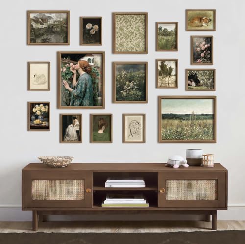 16 PCS Vintage Wall Art Decor (16 Count)