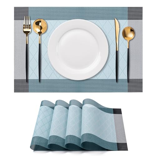 Placemats Set of 4 Washable Indoor (4 Count)