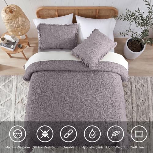 Shabby Chic Ruffled Quilt Twin Size