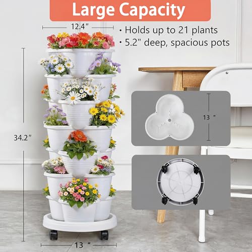 7 Tier Vertical Garden Planter (7 Count)