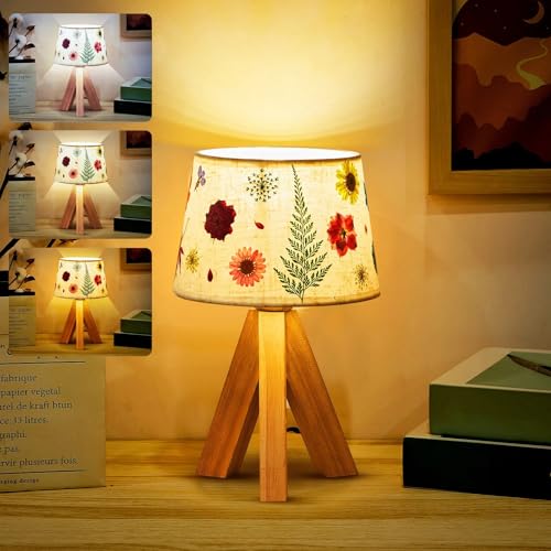 Pressed Flower Vintage Table Lamp