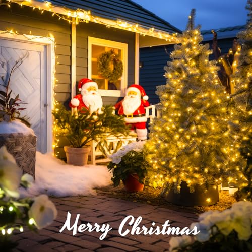 230ft 720 LED Warm White Christmas String Lights Outdoor (230 Foot)