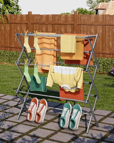 3 Tier Foldable Clothes Drying Rack