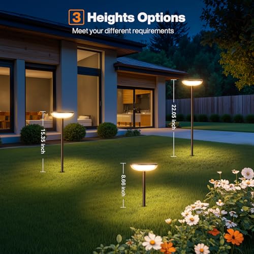 Solar Pathway Lights Outdoor (6 Count)