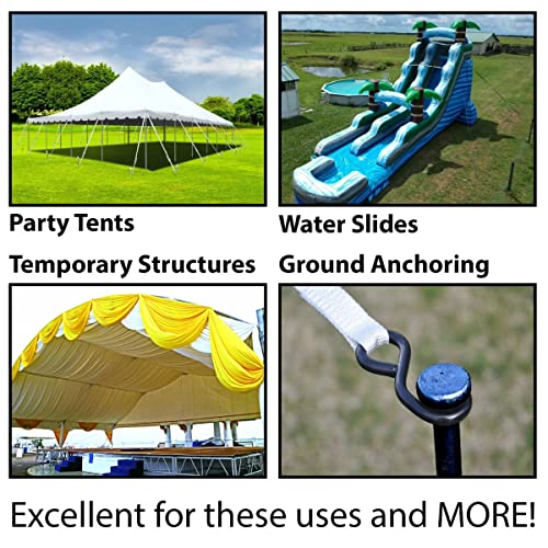 Heavy Duty Single Head Tent Stakes (10 Count)