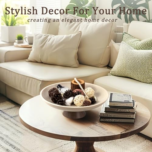 Modern Pedestal Decorative Bowl (6.34 Count)