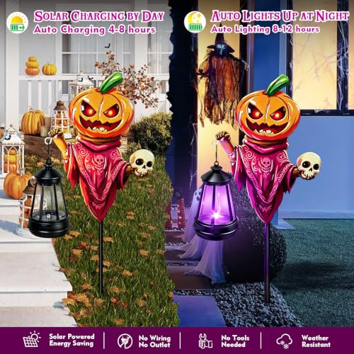 Halloween Decorations Outdoor Solar Lights