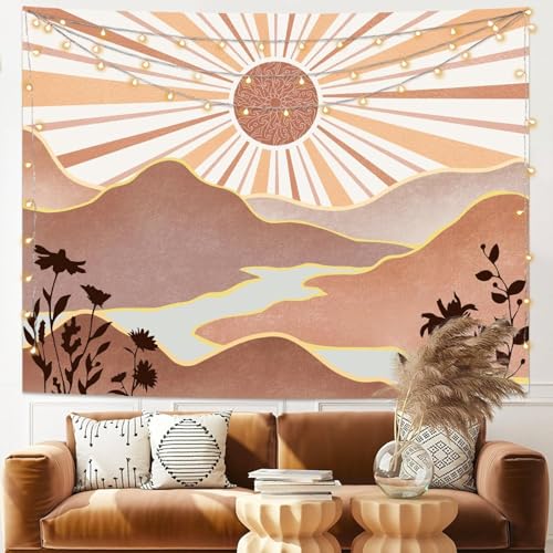 Boho Sun Tapestry Sunset Wall Tapestry