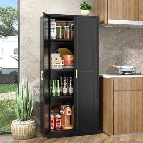 Metal Kitchen Pantry Cabinet