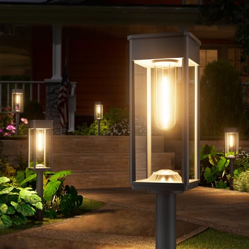 Bright Solar Pathway Lights Outdoor (6 Count)