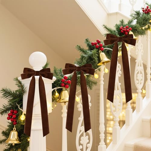 Large Christmas Bows (6 Count)