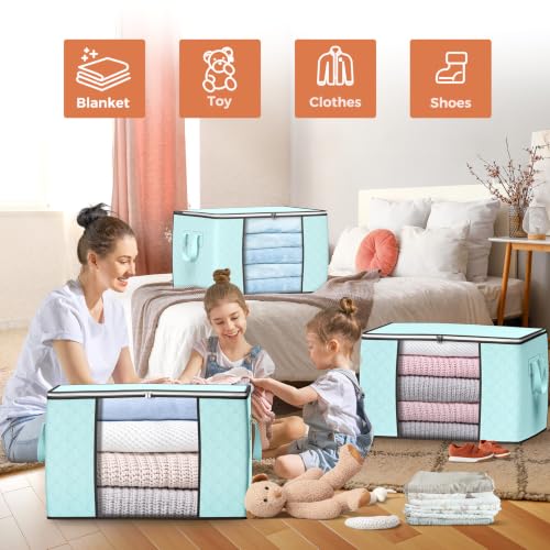 90L Large Storage Bags (4 Count)