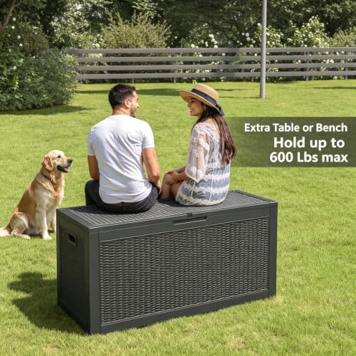 110 Gal Outdoor Storage Box Waterproof
