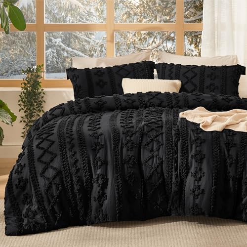 Tufted Boho Comforter Set King Size