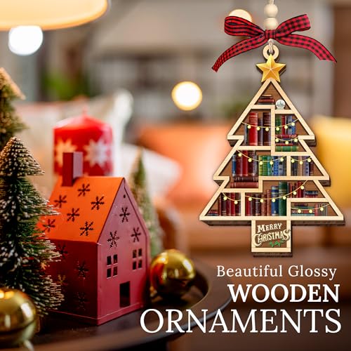 Book Lover Christmas Ornaments 2026