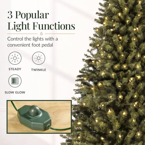 15ft Artificial Christmas Tree with LED Twinkling Lights