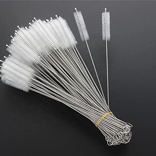 Drinking Straw Cleaner Brush 48 Pack.Extra Long 9.3 inch Pipe Cleaners, Straw Cleaning Brush for Tumbler, Sippy Cup, Bottle and Tube,230x10mm Reusable Metal Straw Cleaning Brush in Bulk (48Pack)