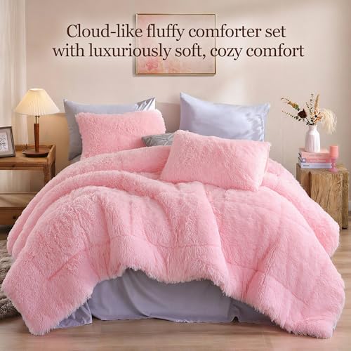 Fluffy Full Size Comforter Set