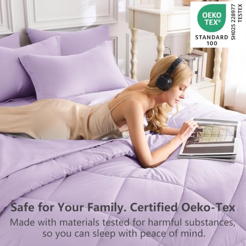Full Size Comforter Sets Light Purple