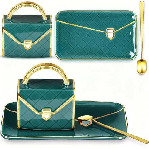 1 Set Coffee Mug Elegant Handbag Shaped Cup