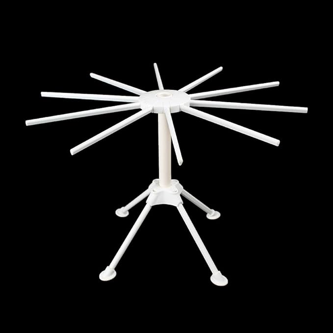 Silicone Baking Pastry Mat with Dough Cutter, Ourokhome Extra Thick Kneading Rolling Mat Collapsible Pasta Drying Rack, Plastic Foldable Dryer