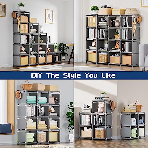 Book Shelf 16 Cube Storage Organizer (16 Count)