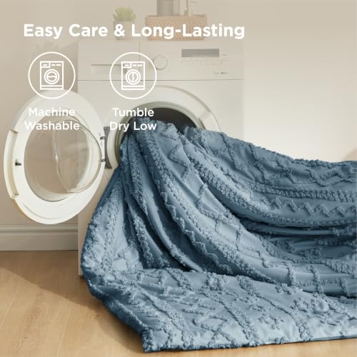 Tufted Boho Comforter Set Oversized King