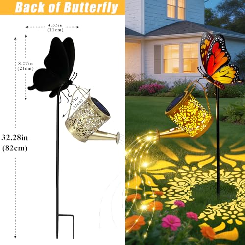 Solar Garden Lights Outdoor Decor (2 Count)