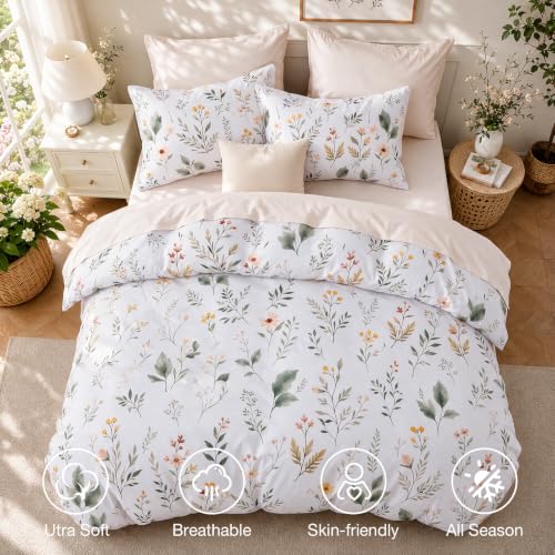 Garden Leaves Bed in a Bag Queen 7 Pieces