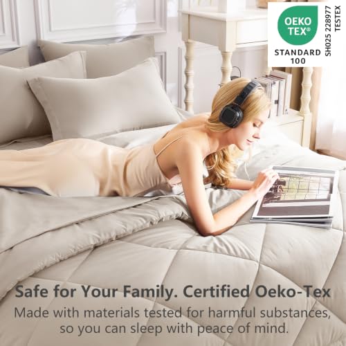 King Size Comforter Set Linen