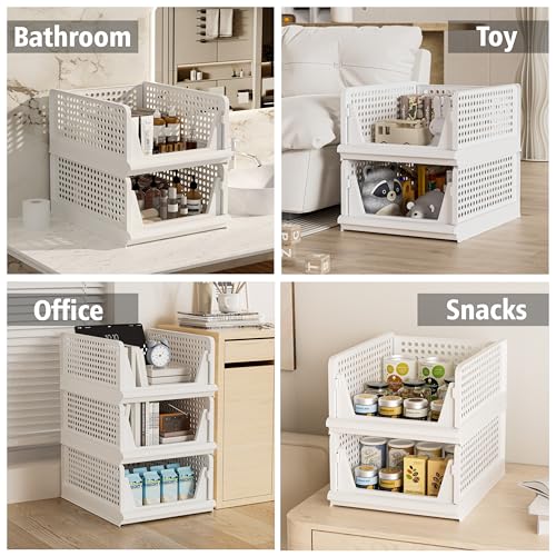 5 Pack Stackable Storage Bins (5 Count)