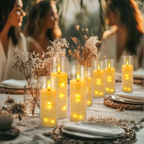 24 Pack Acrylic Flameless Candles (24 Count)