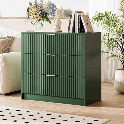 3 Drawer Nightstand Set of 2