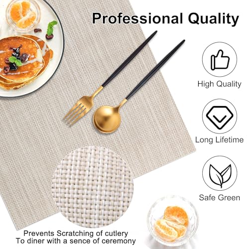 Vinyl Placemats Set of 8 (4 Count)