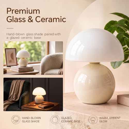 Mushroom Lamp Table Lamps Set of 2 for Bedroom Living Room (2 Count)