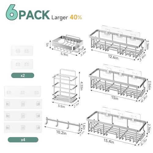 Shower Caddy 6 (6 Count)