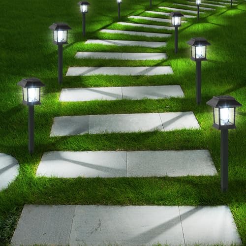 Solar Pathway Lights Outdoor (12 Count)