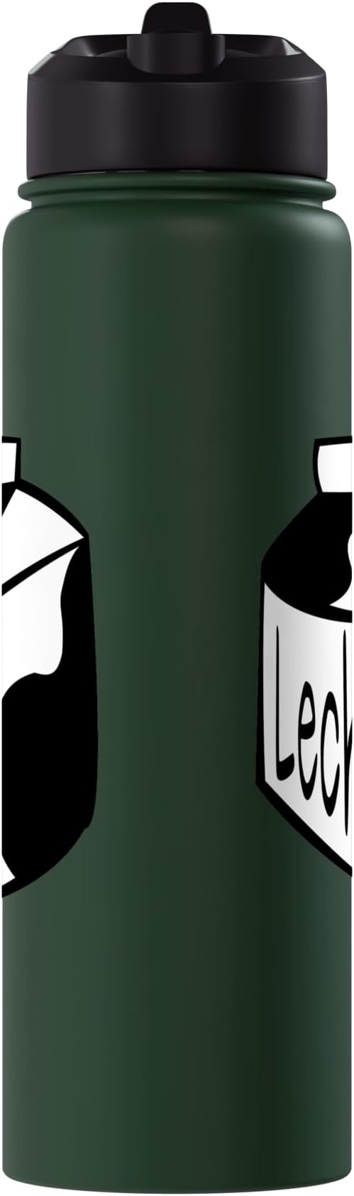 Leche Spanish Milk Carton Dairy Lover Stainless Steel Insulated Water Bottle