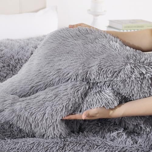 Fluffy King Size Comforter Set