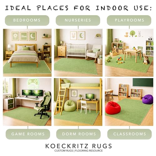 Soft & Colorful 11' x 11' Kids Classroom Area Rug